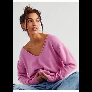 Free People Harmony Cashmere sweater.